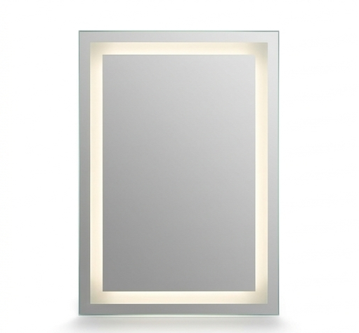 Rectangular LED Mirror - SH-045 (3 Colors Light, England Plug, 220V/12W, 4mm)