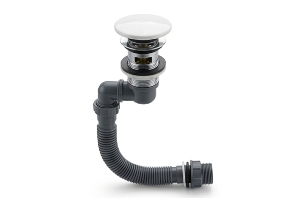 Drainer with White Ceramic Cover - A/C