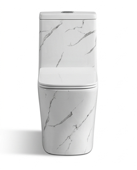 One Piece Toilet - SH-6688M (S-trap 250mm, Marble Pattern)