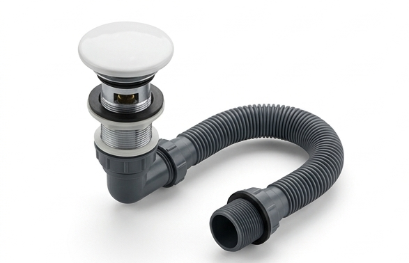 Drainer with White Ceramic Cover - A/C