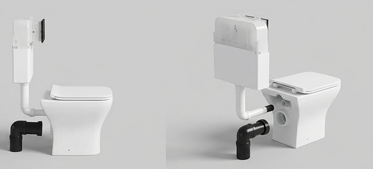 One Piece Toilet